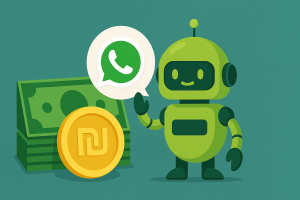 בוט גבייה בוואטסאפ